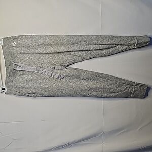 Victoria Secret pull on jogger sweatpants gray lounge sz Small